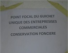 Guichet Unique des entreprises à la conservation foncière